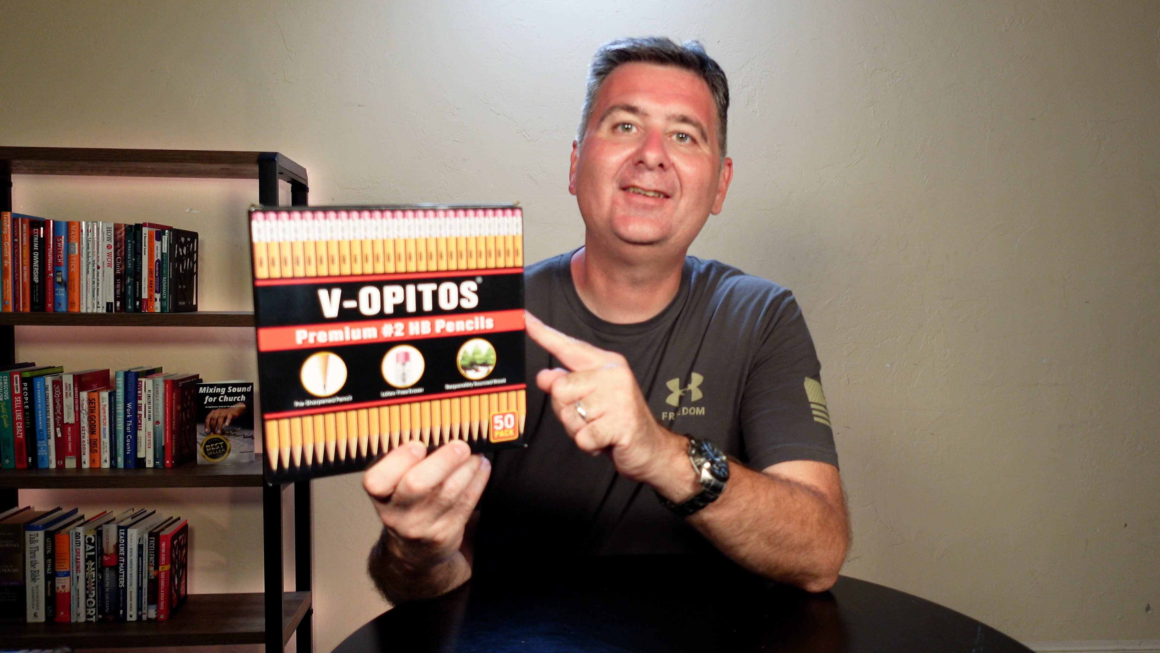Watch Review for V-Opitos Wood-Cased #2 HB Pencils on Amazon Live